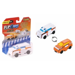 Flip Cars Машинка-трансформер 2 в 1 Швидка допомога і Позашляховик