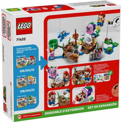 LEGO Конструктор Super Mario Пригоди Dorrie на затонулому кораблі. Додатковий набір - lebebe-boutique - 2