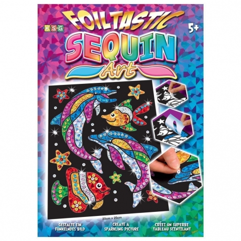 Sequin Art Набір для творчості FOILTASTIC Dolphins - lebebe-boutique - 2