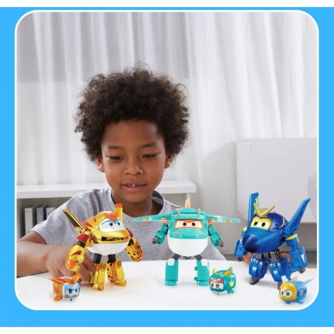 Super Wings Ігровий набір Transforming Джером і улюбленець (Jerome & Pet) - lebebe-boutique - 6