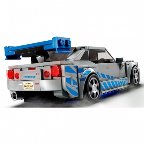 LEGO Конструктор Speed Champions «Подвійний форсаж» Nissan Skyline GT-R (R34) - lebebe-boutique - 6