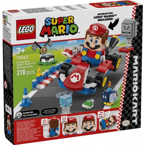 Конструктор LEGO Super Mario Mario Kart – Interactive LEGO® Mario та Standard Kart - lebebe-boutique - 2