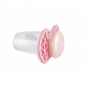Nuvita Пустушка Air55 Cool 0міс+, ортодонтична, з ковпачком, світиться у темряві, серце, рожевий - lebebe-boutique - 3