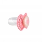 Пустушка ортодонтична Nuvita, світиться в темряві, рожева - lebebe-boutique - 3