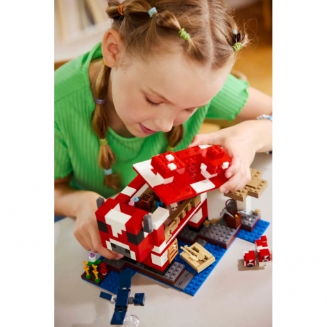 LEGO Конструктор Minecraft Грибний будинок - lebebe-boutique - 8