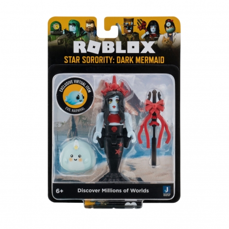 Ігрова колекційна фігурка Roblox Core Figures Star Sorority: Dark Mermaid - lebebe-boutique - 5