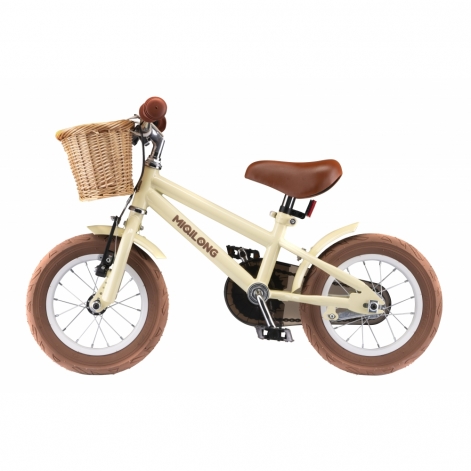 Miqilong Дитячий велосипед RM Бежевий 12" - lebebe-boutique - 6