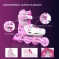 Роликові ковзани Neon Combo Skates, рожевий 30-33 - lebebe-boutique - 9