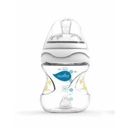 Nuvita Feeding bottle Mimic 150ml. 0m+ Colic reduction, white