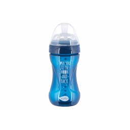 Дитяча антиколікова пляшечка Mimic® Nuvita, 250 мл, темно - синя