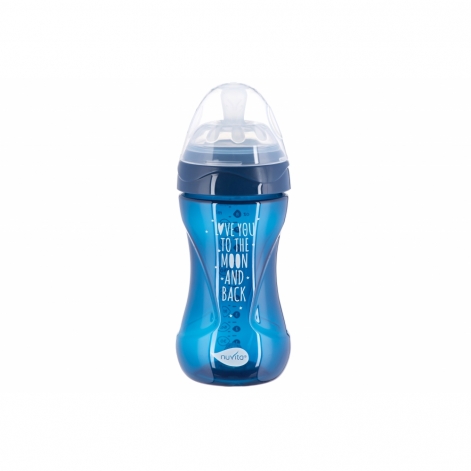 Дитяча антиколікова пляшечка Mimic® Nuvita, 250 мл, темно - синя