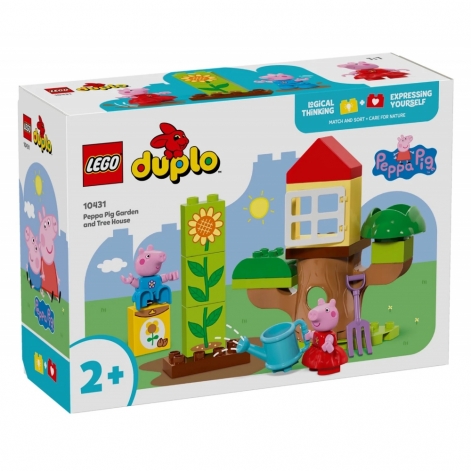 LEGO Конструктор DUPLO Peppa Pig Сад і будиночок на дереві Пеппи