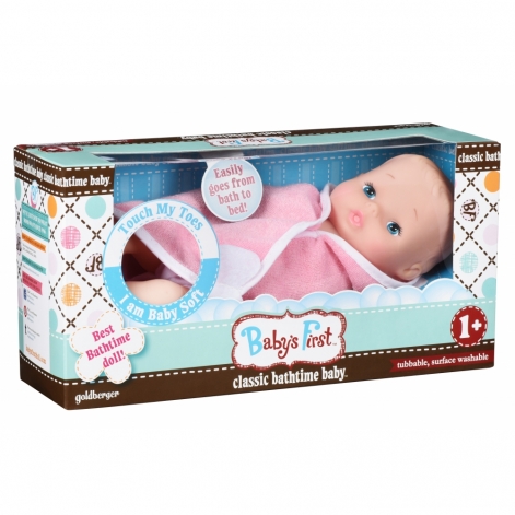 Baby's First Пупс Classic Bathtime Softina Лагідний Пупсик - lebebe-boutique - 4