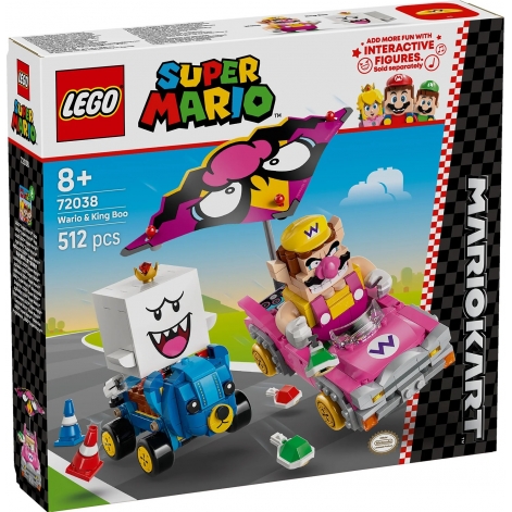 Конструктор LEGO Super Mario Mario Kart – Wario та King Boo - lebebe-boutique - 2