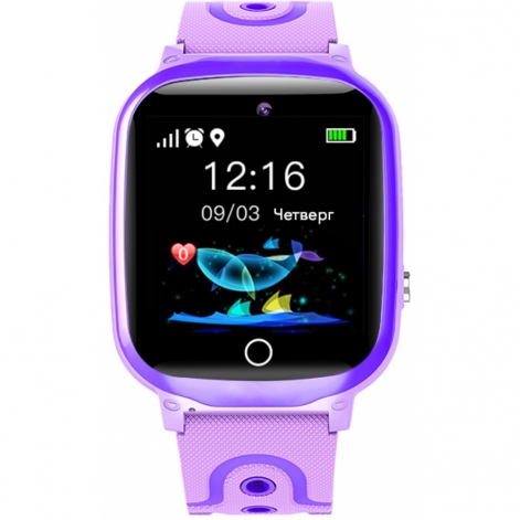GoGPSme Дитячий GPS годинник-телефон ME K17 Пурпурний - lebebe-boutique - 2