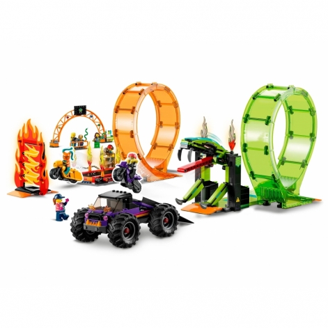 LEGO Конструктор City Stuntz Подвійна петля каскадерської арени - lebebe-boutique - 2
