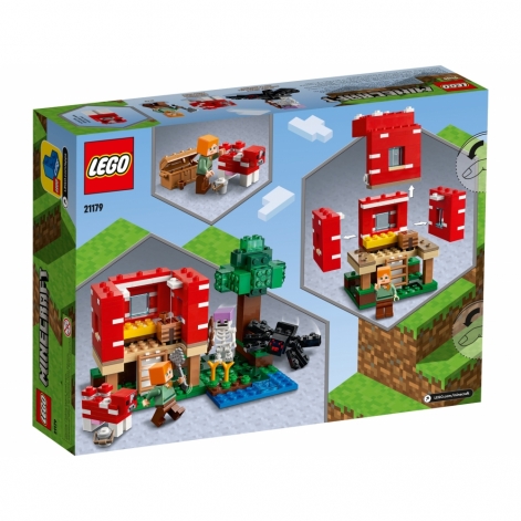 LEGO Конструктор Minecraft Грибний будинок 21179 - lebebe-boutique - 6