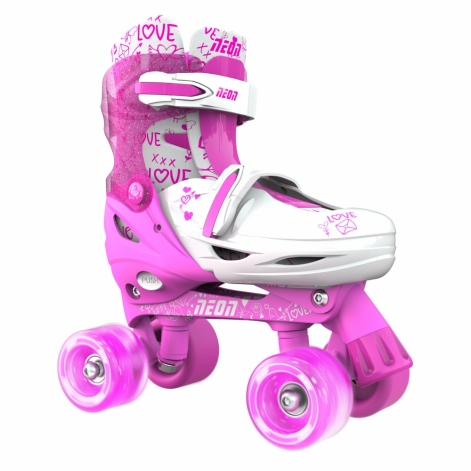 Роликові ковзани Neon Combo Skates, рожевий 30-33 - lebebe-boutique - 4