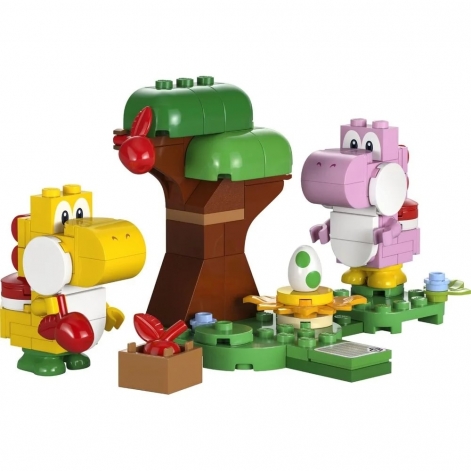 LEGO Конструктор Super Mario Прекрасний ліс Yoshi. Додатковий набір - lebebe-boutique - 5