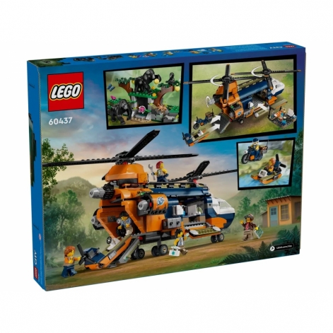 LEGO Конструктор City Вертоліт у базовому таборі для дослідження джунглів - lebebe-boutique - 2