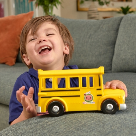 CoComelon Ігровий набір Feature Vehicle Жовтий Шкільний Автобус зі звуком - lebebe-boutique - 10