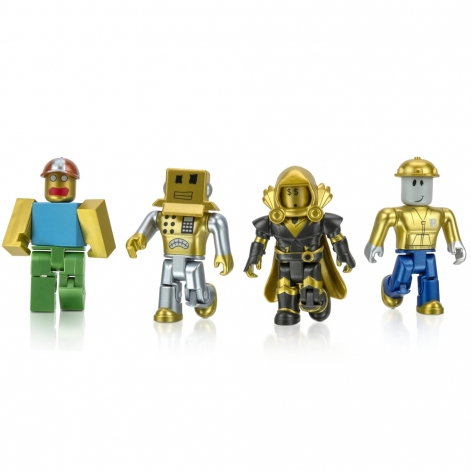 Roblox Ігровий набір Jazwares Four Figure Pack Roblox Icons - 15th Anniversary Gold Collector’s Set - lebebe-boutique - 2