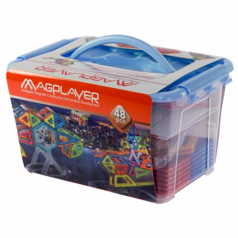 MagPlayer Конструктор магнітний 48 од. (MPT-48) - lebebe-boutique - 2
