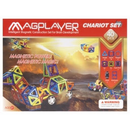 MagPlayer Конструктор магнітний 40 од. (MPB-40)