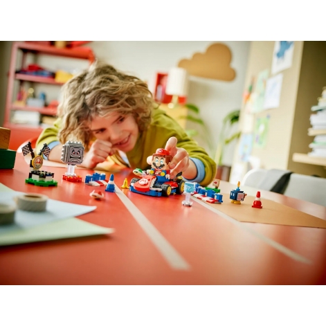 Конструктор LEGO Super Mario Mario Kart – Interactive LEGO® Mario та Standard Kart - lebebe-boutique - 11