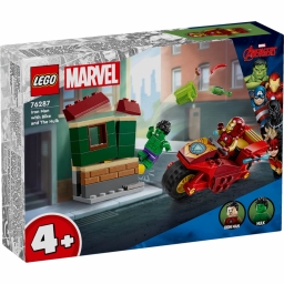 LEGO Конструктор Marvel Залізна Людина на мотоциклі й Галк