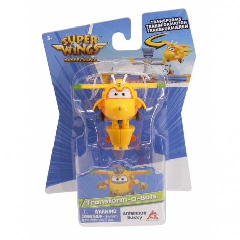 Super Wings Ігрова фігурка-трансформер Transform-a-Bots Bucky, Бакі - lebebe-boutique - 3