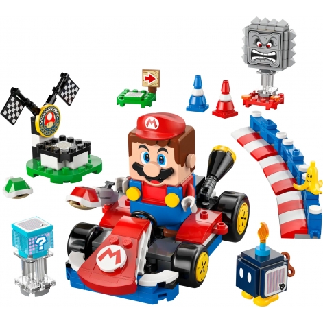 Конструктор LEGO Super Mario Mario Kart – Interactive LEGO® Mario та Standard Kart - lebebe-boutique - 4