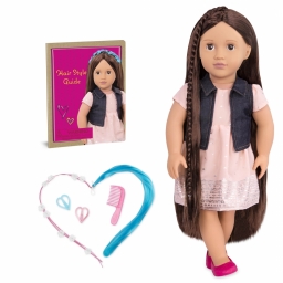 Лялька Our Generation Кейлін (46 см) з волоссям що росте, брюнетка