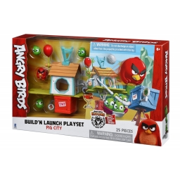 Angry Birds Ігрова фігурка ANB Medium Playset (Pig City Build 'n Launch Playset)