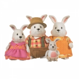Li`l Woodzeez Набір фігурок - Сім'я Кроликів