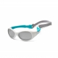 Сонцезахисні окуляри Koolsun Flex, біло-бірюзово 0+