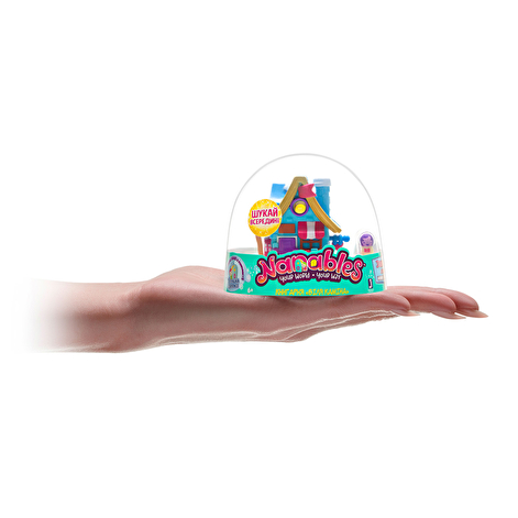 Nanables Ігрова фігурка Jazwares Nanables Small House Зимовий дивосвіт, Книгарня Біля каміна - lebebe-boutique - 3