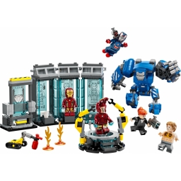 LEGO Конструктор Super Heroes Лабораторія Залізної Людини: зал обладунків