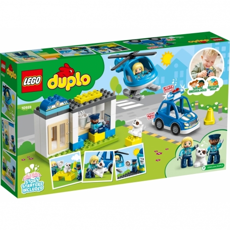 LEGO Конструктор DUPLO Town Поліцейська дільниця та гелікоптер - lebebe-boutique - 10