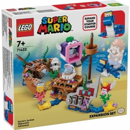 LEGO Конструктор Super Mario Пригоди Dorrie на затонулому кораблі. Додатковий набір