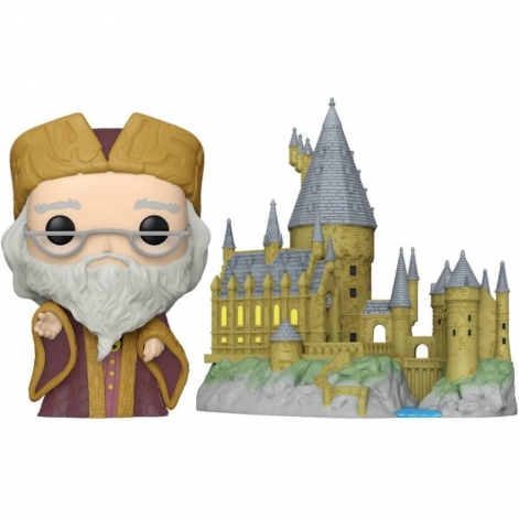 Funko Фігурка Funko POP Town: Harry Potter - Dumbledore w/Hogwarts
