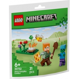 Конструктор LEGO recruitment Minecraft Конфлікт біля багаття Алекса