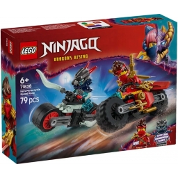 Конструктор LEGO Ninjago Швидкісні перегони Кая на мотоциклі