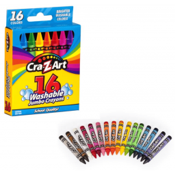 Крейда воскова Cra-Z-Art легкозмивна, велика, 16шт