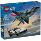 Конструктор LEGO City Реактивний літак проти автомобіля