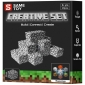 Конструктор магнітний Same Toy Creative Set Cobblestone 20ел