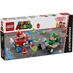 Конструктор LEGO Super Mario Mario Kart – Baby Mario vs. Baby Luigi