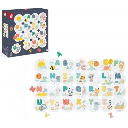 Розвиваюча гра Janod Мій перший алфавітний пазл 28ел