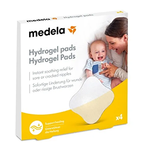 Гідрогелеві багаторазові вкладиші від болю та подразнення, 4шт (Hydrogel Pads) Medela