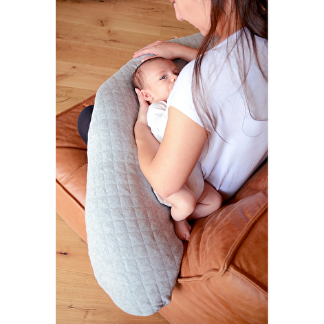 Подушка для вагітних і годування Beaba Big Flopsy heather grey - lebebe-boutique - 3